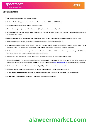 Nigeria Spectranet amazing internet internet business utility bill Word and PDF formats, 3 pages